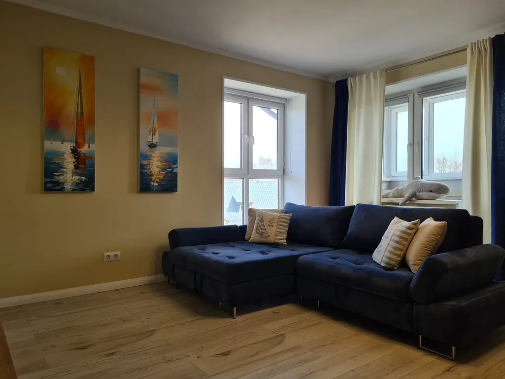 Двухуровневая трёхкомнатная квартира на берегу Балтики