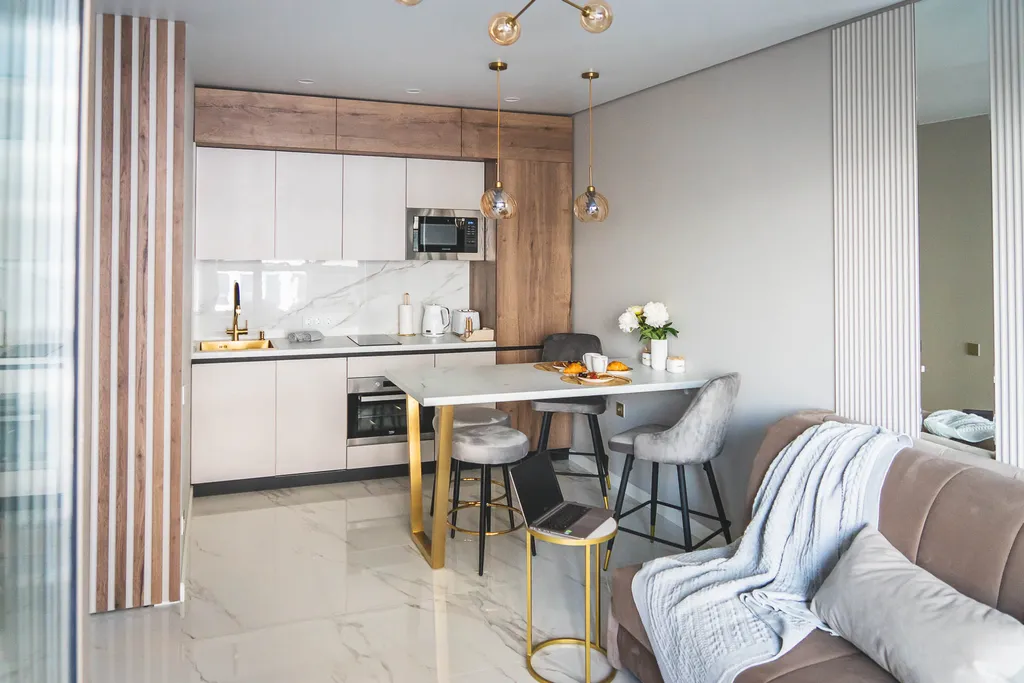Квартира Квартира Апартамент Golden Cozy у Морского вокзала на Васильевском острове — Санкт-Петербург