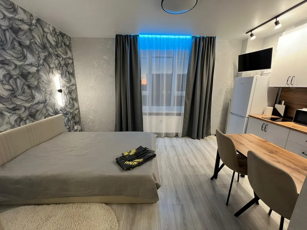 Студия в новом доме с новым ремонтом