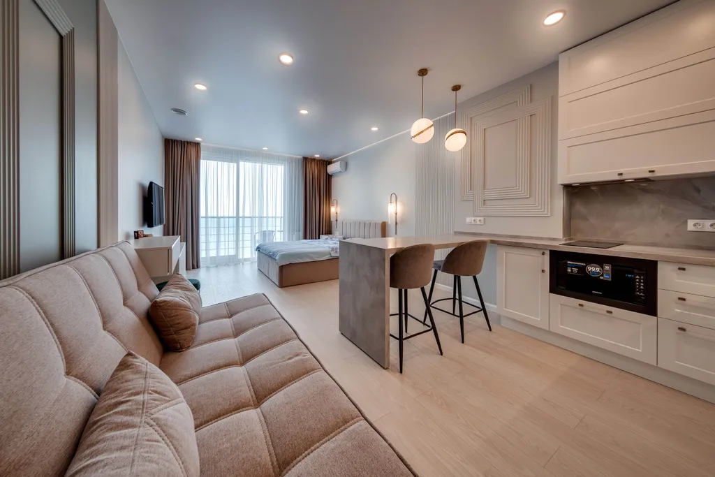 Квартира Студия с видом на море — аренда посуточно в Отрадное