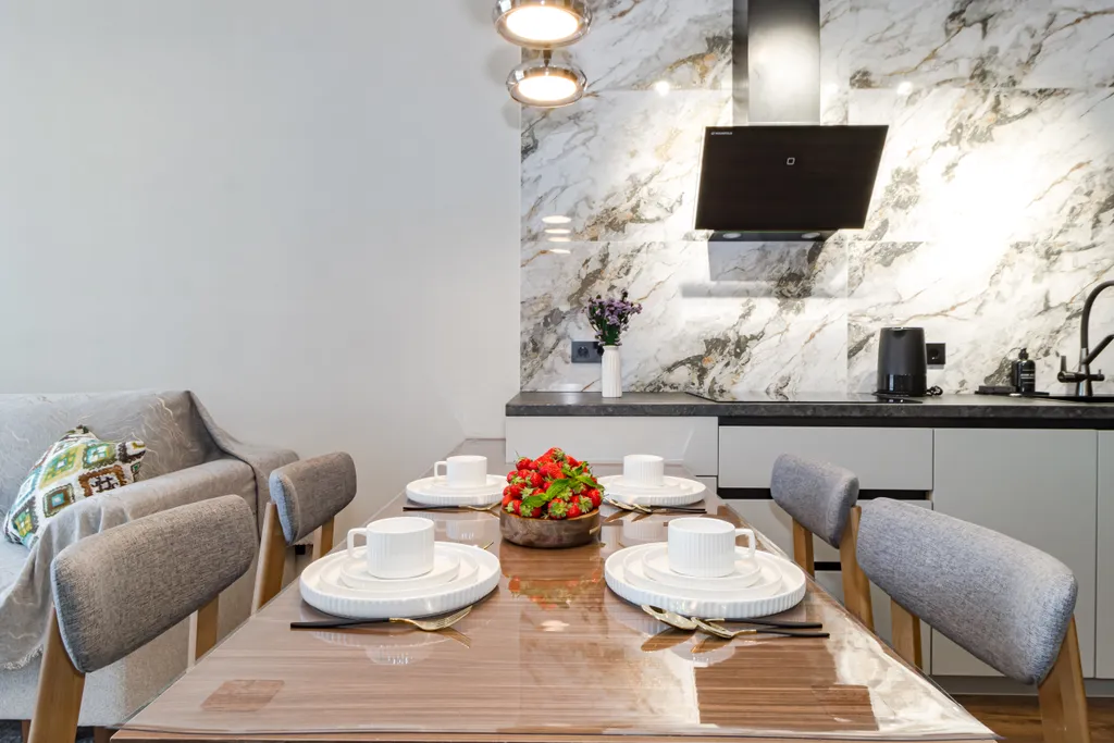 Стильная квартира с видом на Барыс Арена