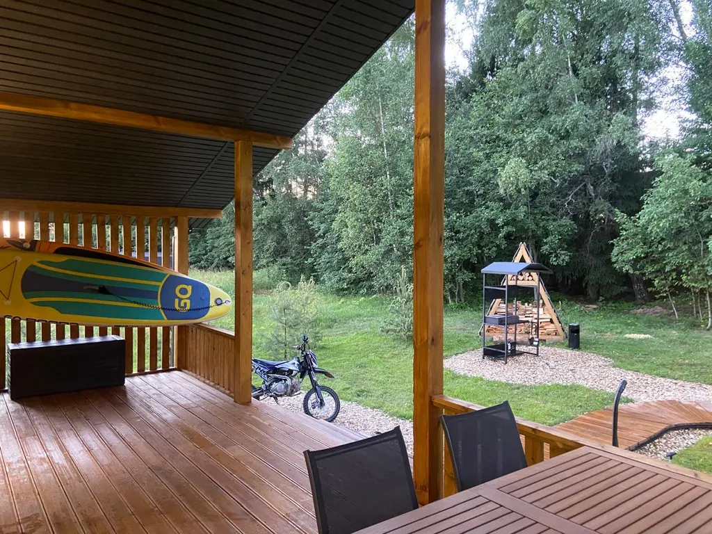 Дом с баней на Рузском водохранилище