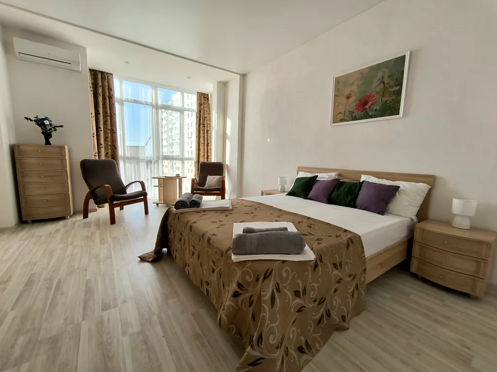 Квартира Просторная квартира в 10 минутах ходьбы от пляжа "Адмиральская Лагуна" — Севастополь