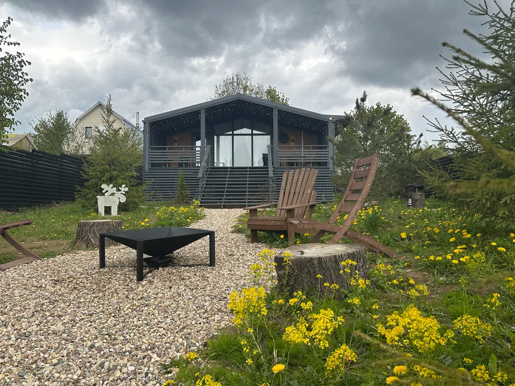 Дом Эльк - уютный коттедж с сауной на отдельном участке