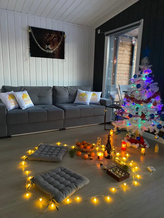 Уютный загородный домик с личным банным-комплексом