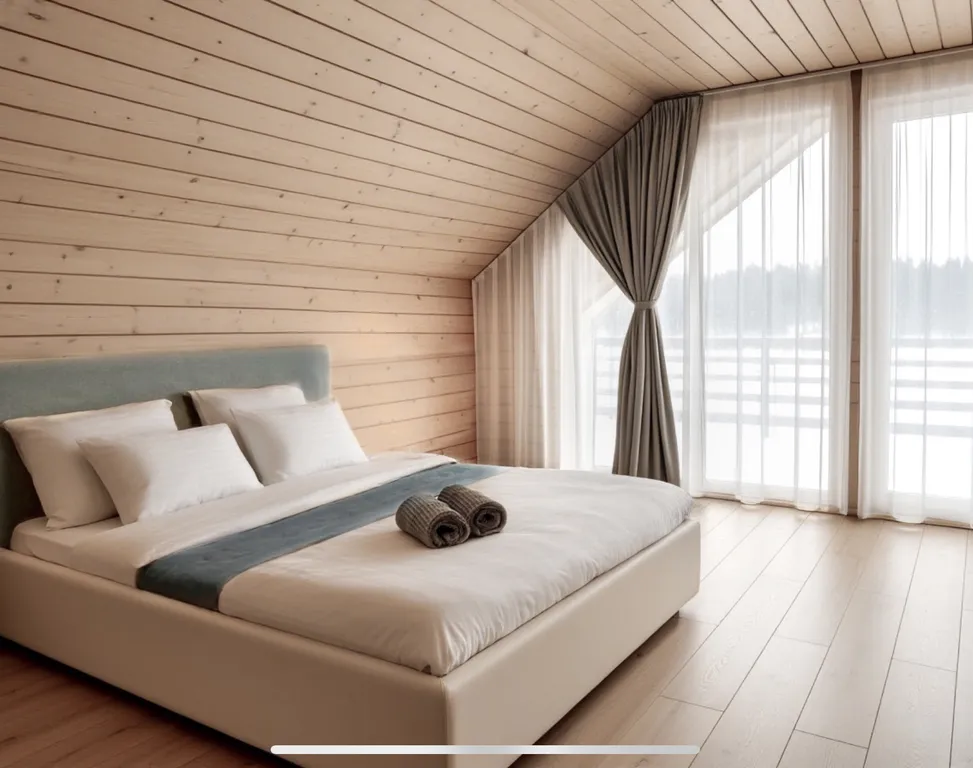 Двухэтажный дом с 3 спальнями и террасой