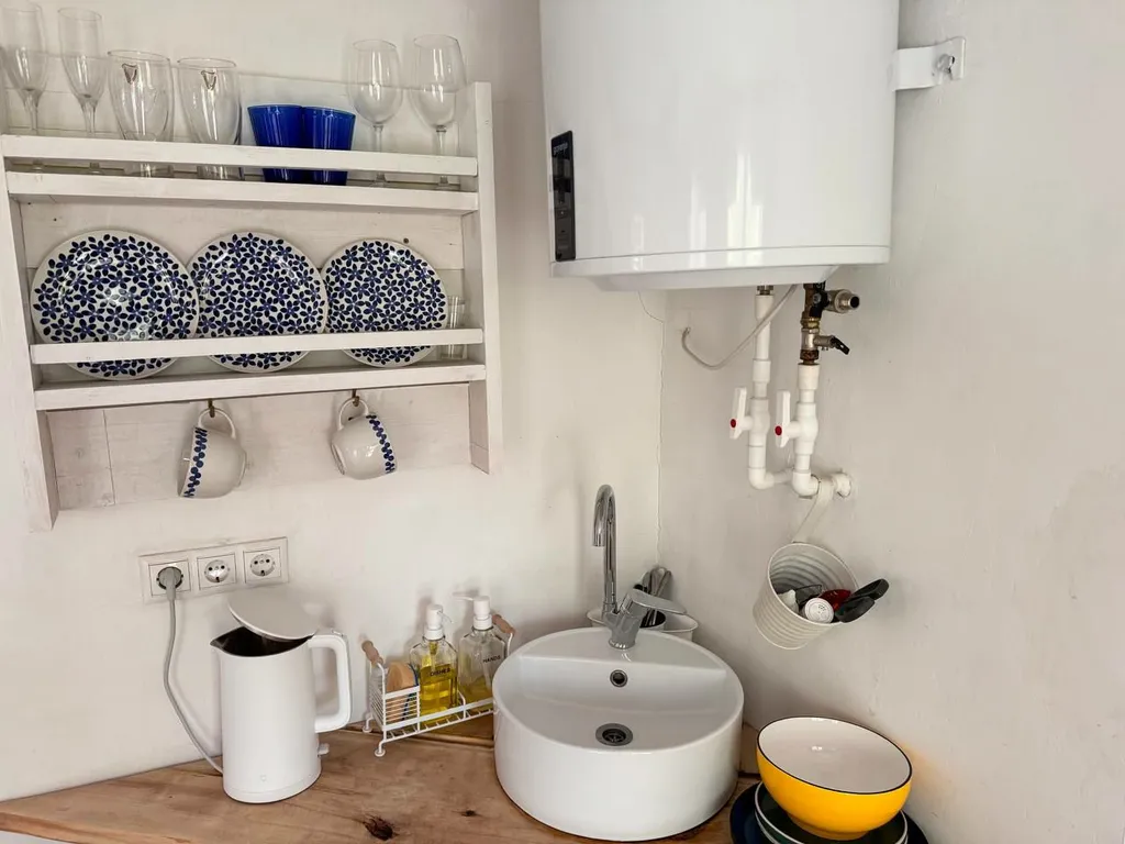 Спа домик с баней и чаном в скандинавском стиле