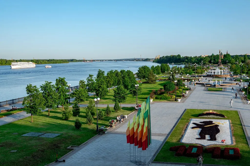 Романтичная однушка с камином на Волжской набережной