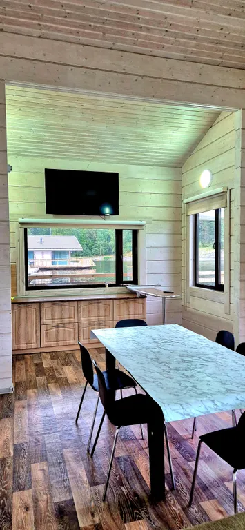 Раухала Деревянный Коттедж на воде