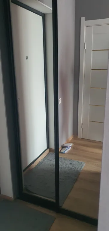 Студия с дизайнерским ремонтом