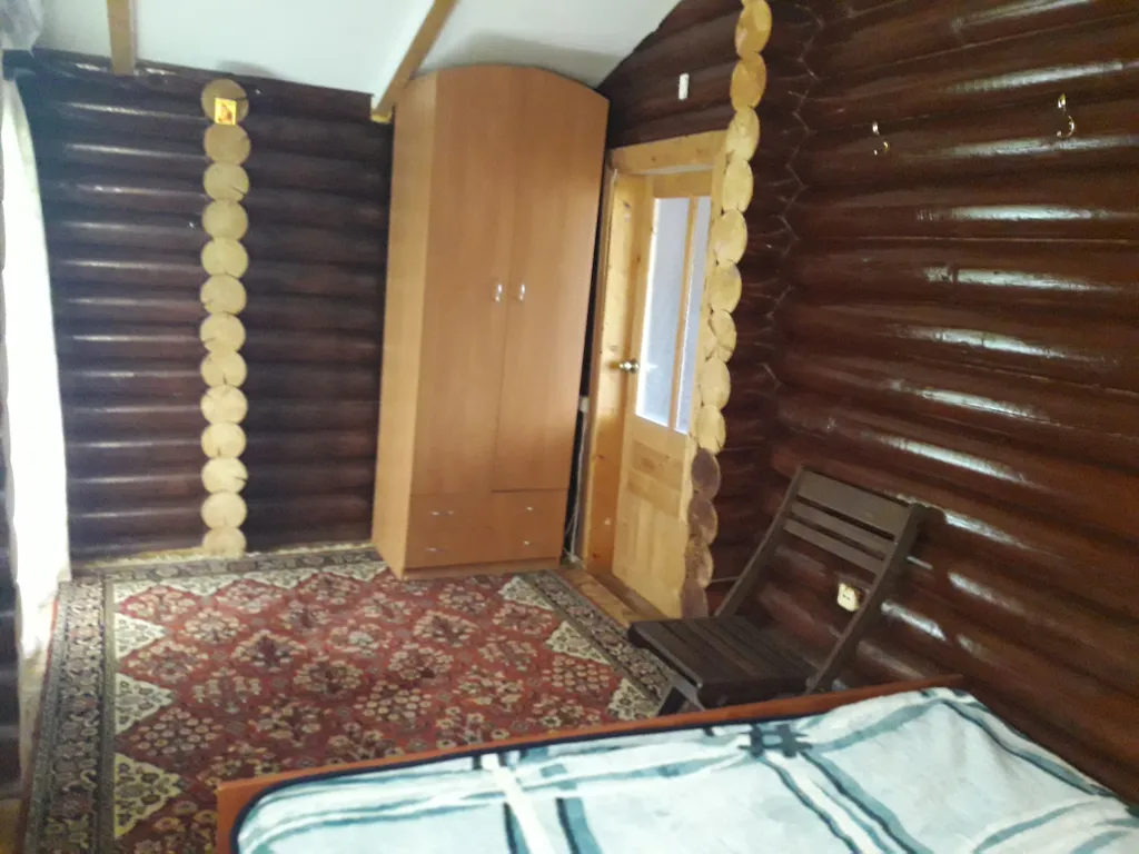 Дом из бруса с беседкой