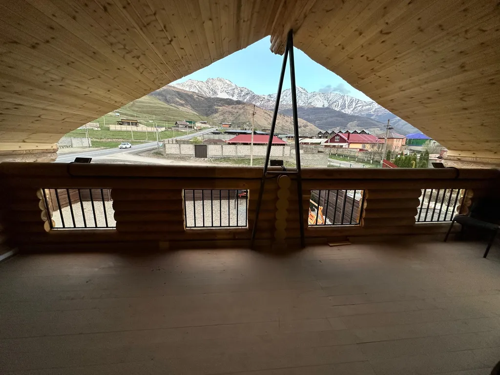 Дача из сруба в Барзикау рядом с Верхним Фиагдоном с бассейном