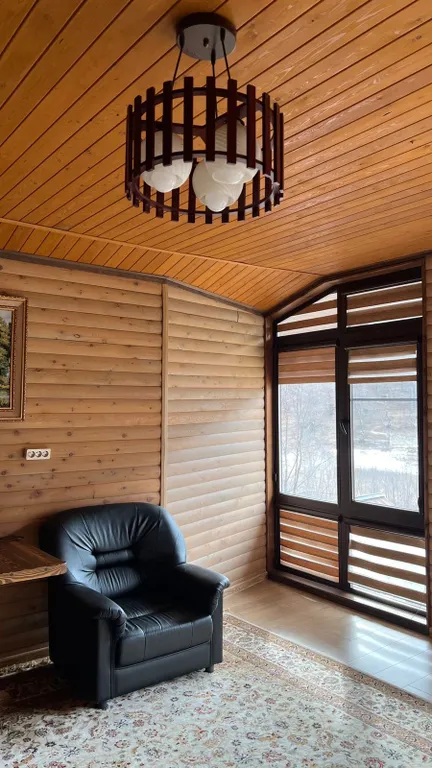 Шале с видом на горы в природном парке