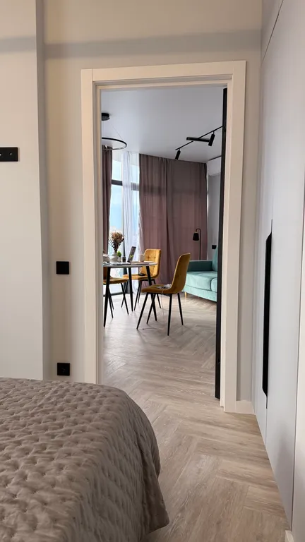 Однокомнатные апартаменты с видом на горы и море