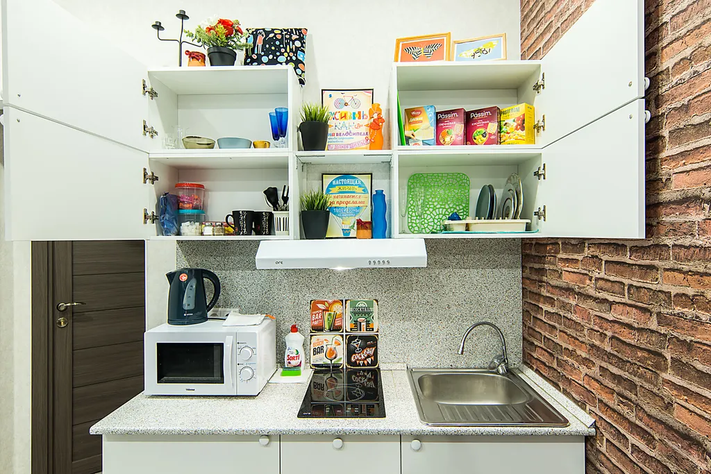 Эконом квартира студия для пары с балконом