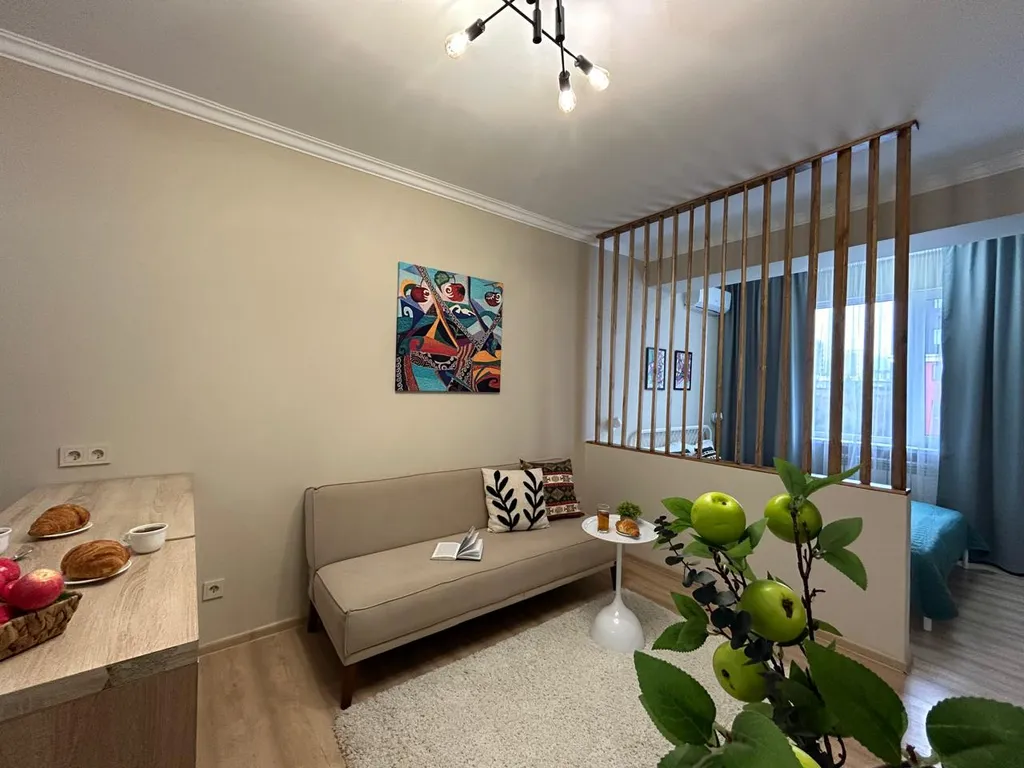 Квартира Студия Алма с прекрасным видом на город — аренда посуточно в Алматы