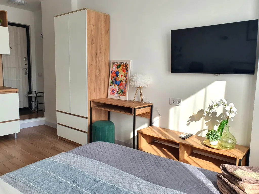 LanaRoom Новая студия с широкой кроватью