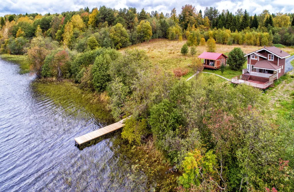 Коттедж с 3 спальнями Ялоранта на берегу Онежского озера