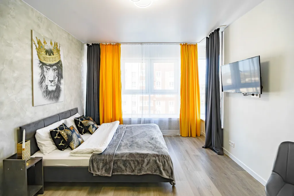 Квартира Студия Брутальный лев с панорамным видом на набережную реки — аренда посуточно в Ульяновск