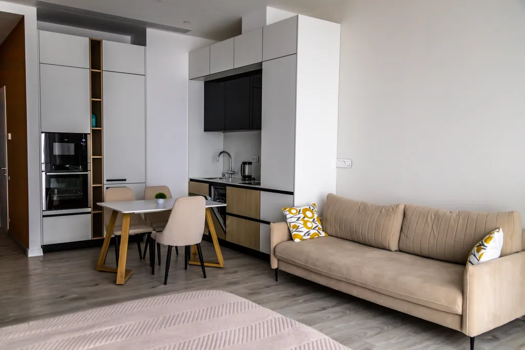 Просторная студия на 75 этаже. Башня Федерация