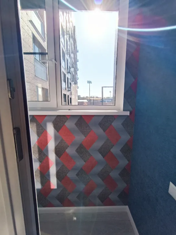 Уютная большая студия с балконом