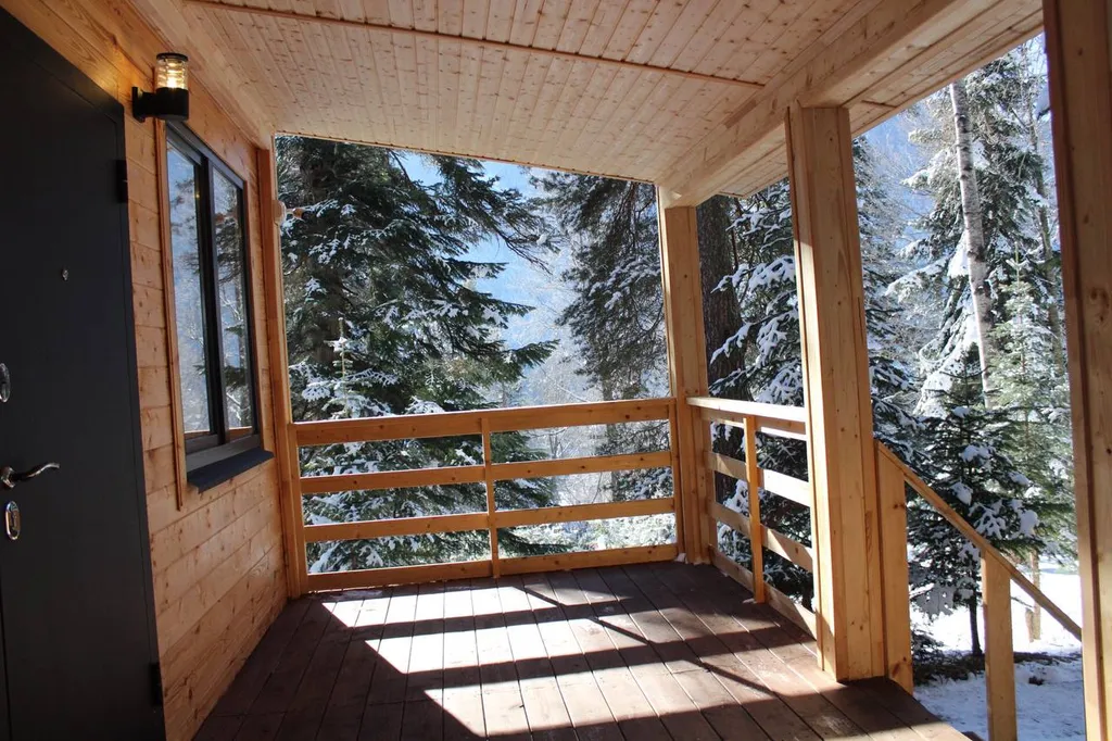 Коттедж Домик одноэтажный 4-местный — Архыз