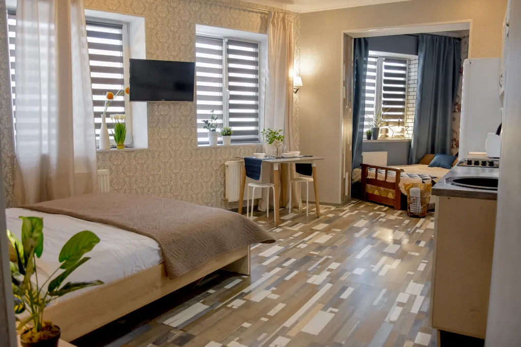 Стильная студия возле ТЦ Космос