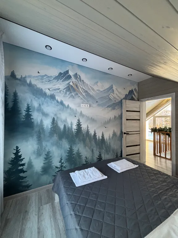 Уютный барнхаус «Тихое место» в живописном Шерегеше