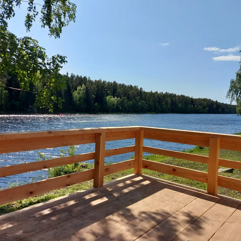 Коттедж Дом в Карелии с видом на реку — Нурмойла