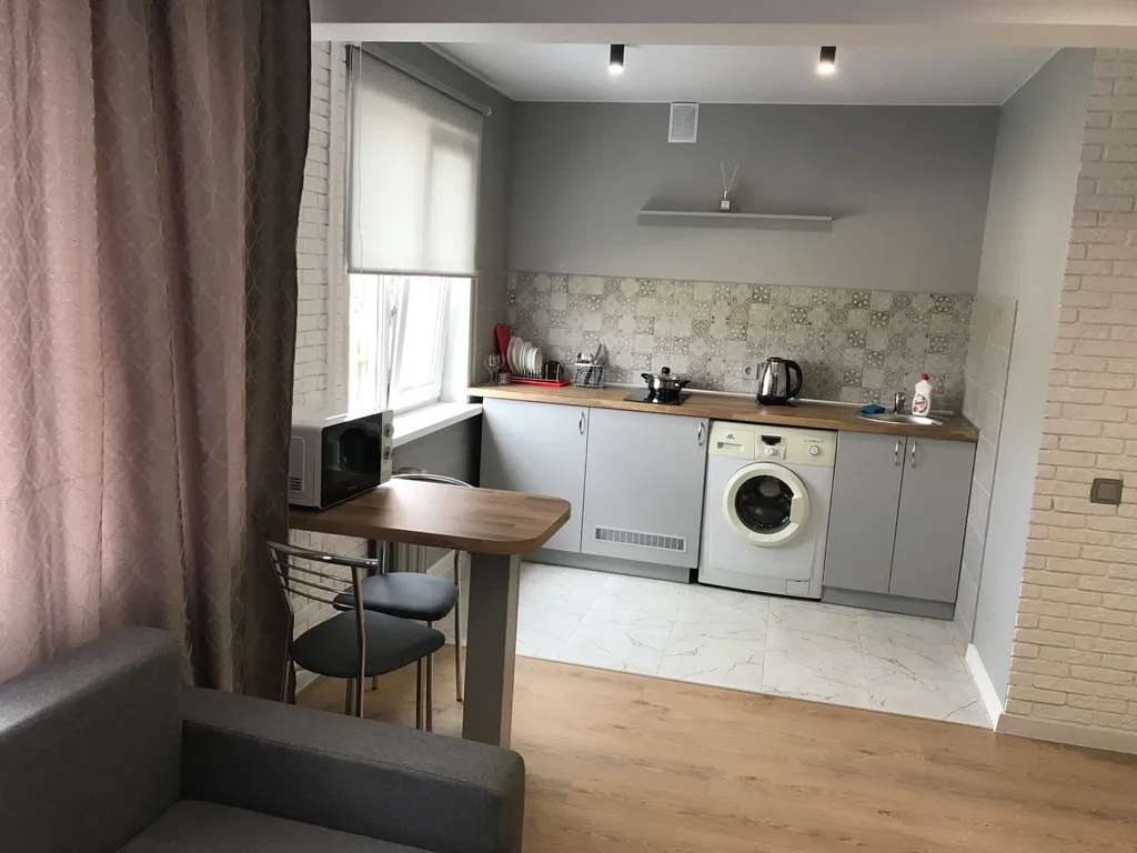 Двухкомнатная квартира студия в центре города