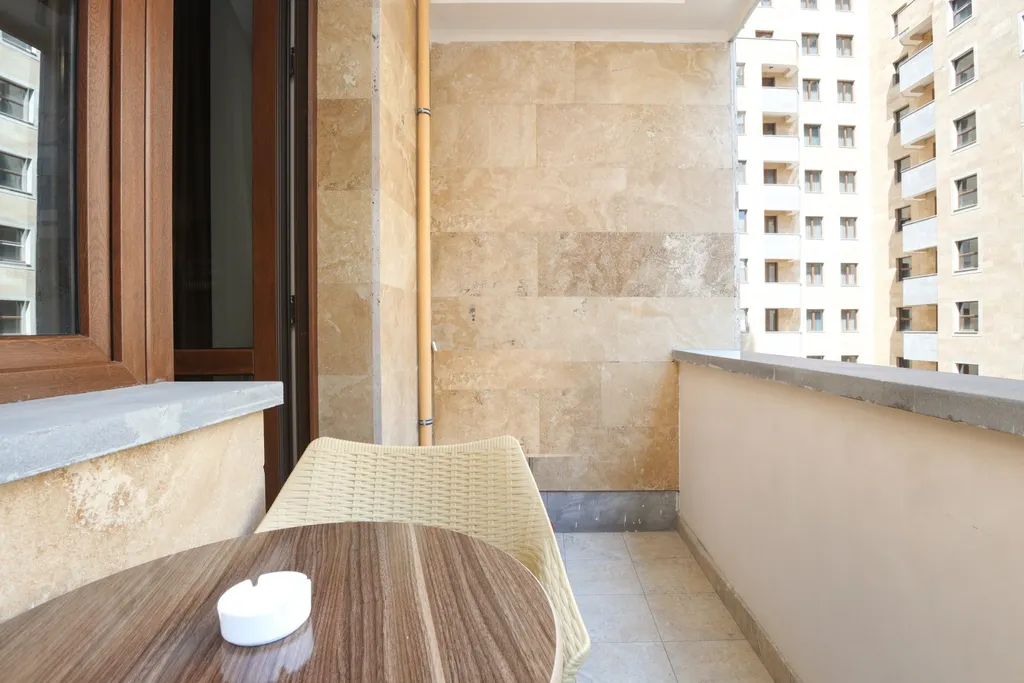 Квартира с 1 спальней и балконом в центре города