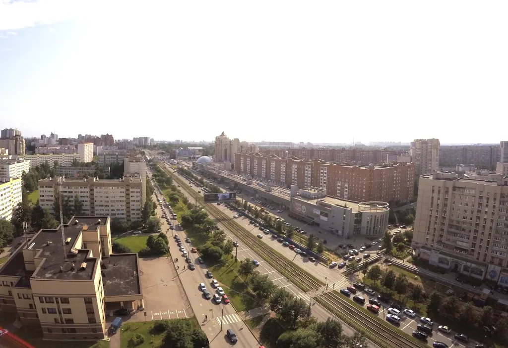 Квартира Квартира студия, видовая, оснащённая, уютная. Рядом с метро Озерки. — Санкт-Петербург