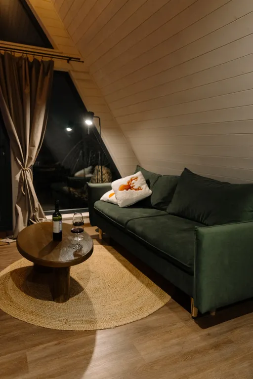 Дом A-Frame в Раздолье с сибирским чаном