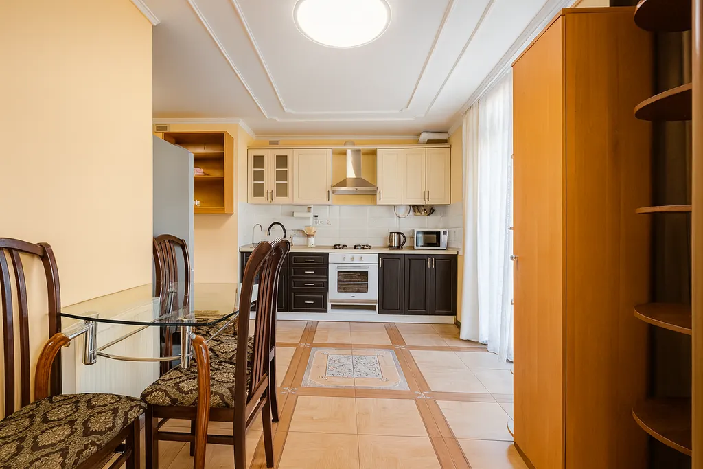 Просторные апартаменты в доме с сауной