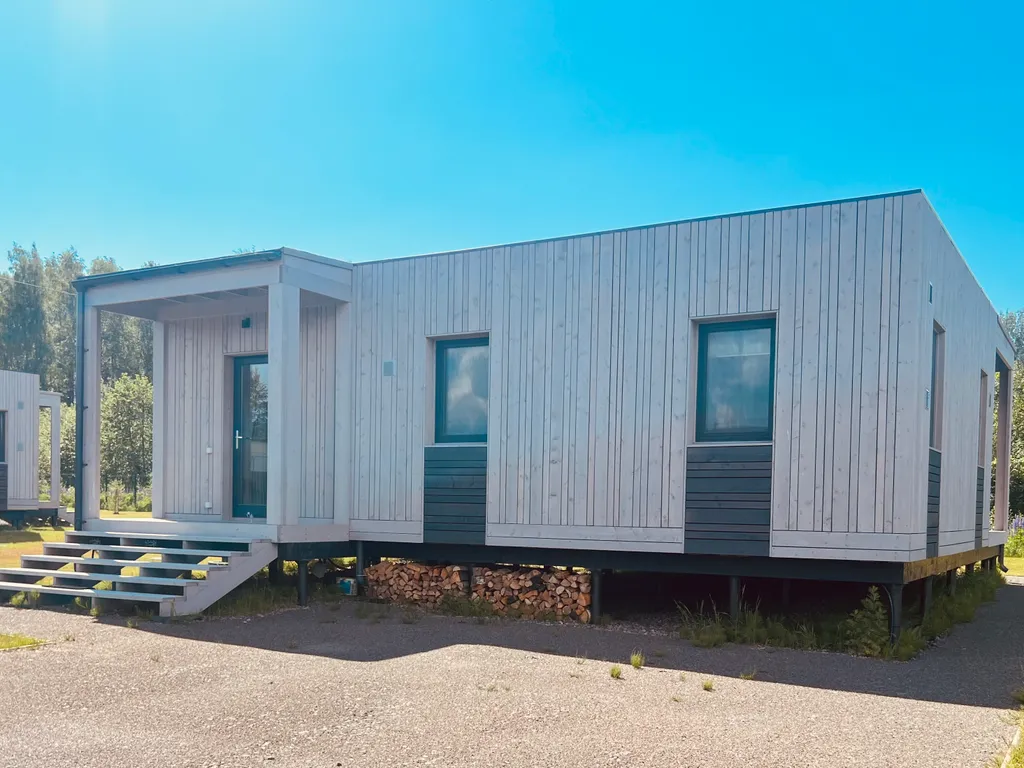 Коттедж Новый уютный дом с кондиционером на опушке леса в 20 минутах от города — Санкт-Петербург