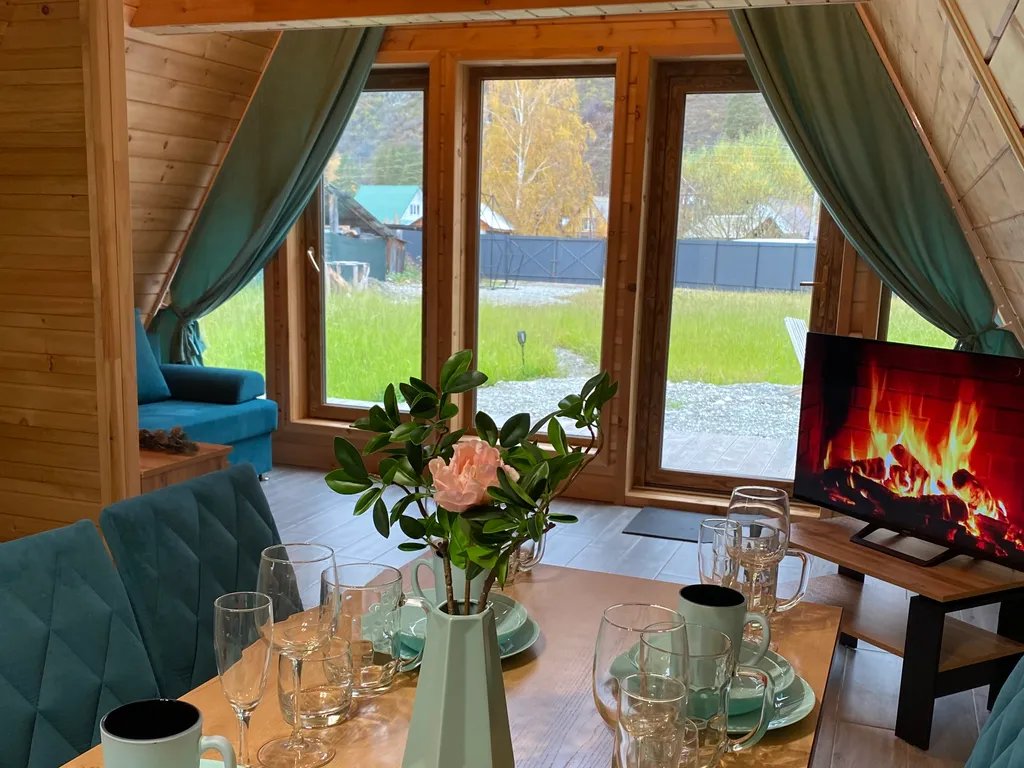 Шале с видом на горы