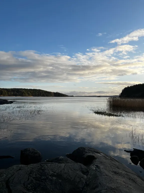 Стильный дом на берегу Ладожского озера с панорамным видом