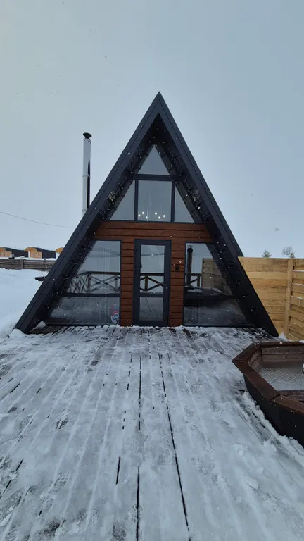 Коттедж Дом в стиле A frame с чаном — аренда посуточно в Чебоксары