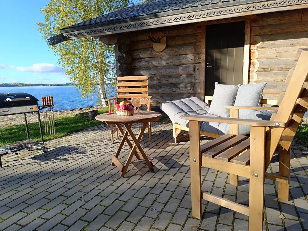 Дом-баня Дом охотника на берегу озера Нигозеро