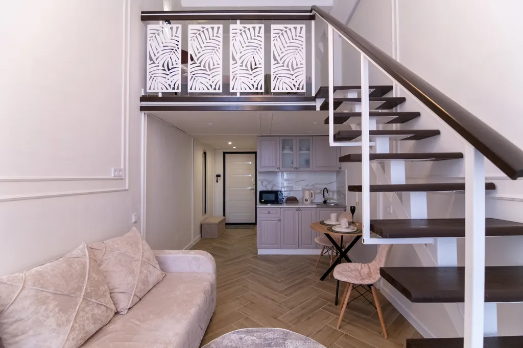 Двухуровневые апартаменты с трендовым ремонтом