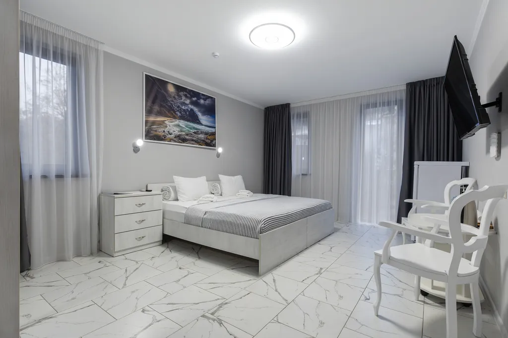 Двухместный номер, доступен открытый подогреваемый бассейн