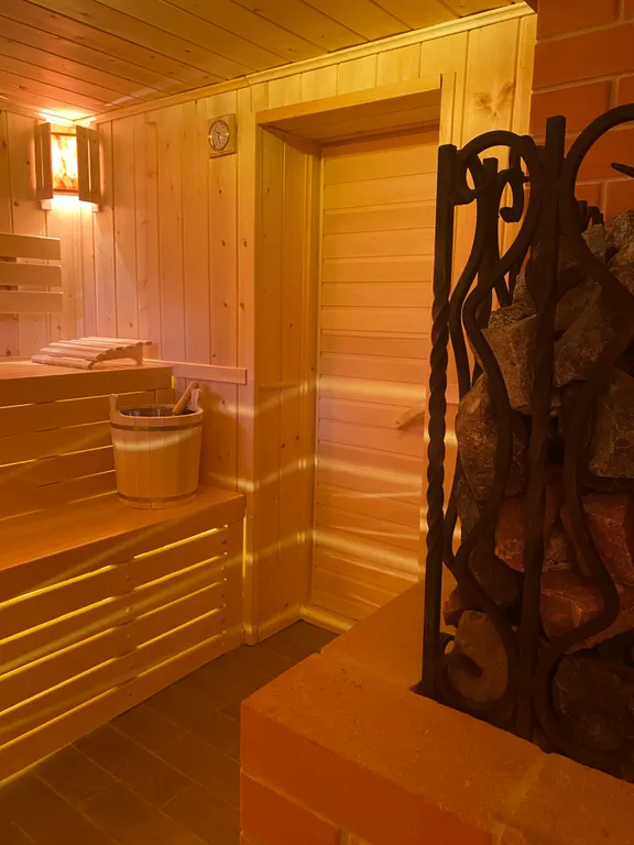 Атмосферный дом с русской печью и баней