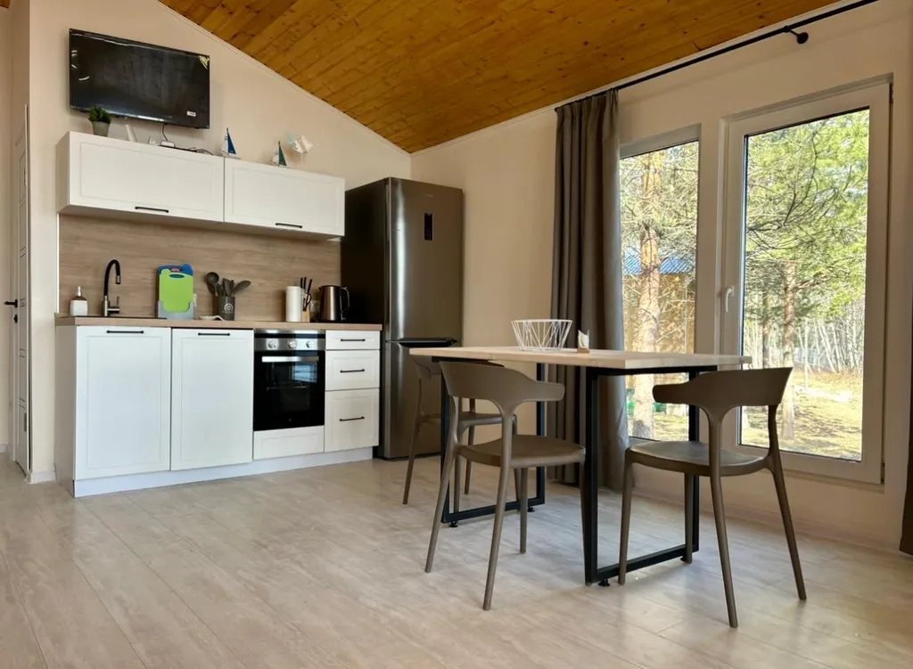 Новый дом на озере Селигер в деревне Заполёк