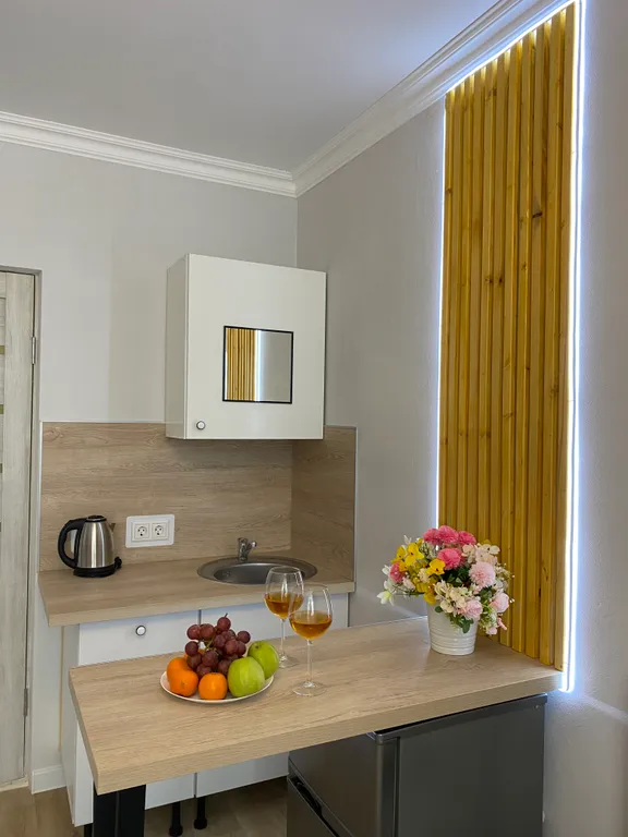 Уютная студия с балконом