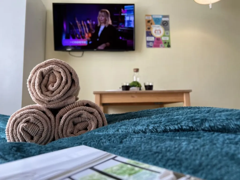 Комфортная студия для проживания двоих гостей около метро