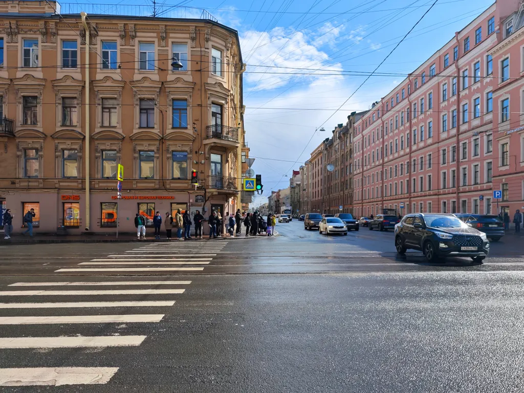 Квартира Просторная квартира у метро Василеостровская с видом на город — Санкт-Петербург