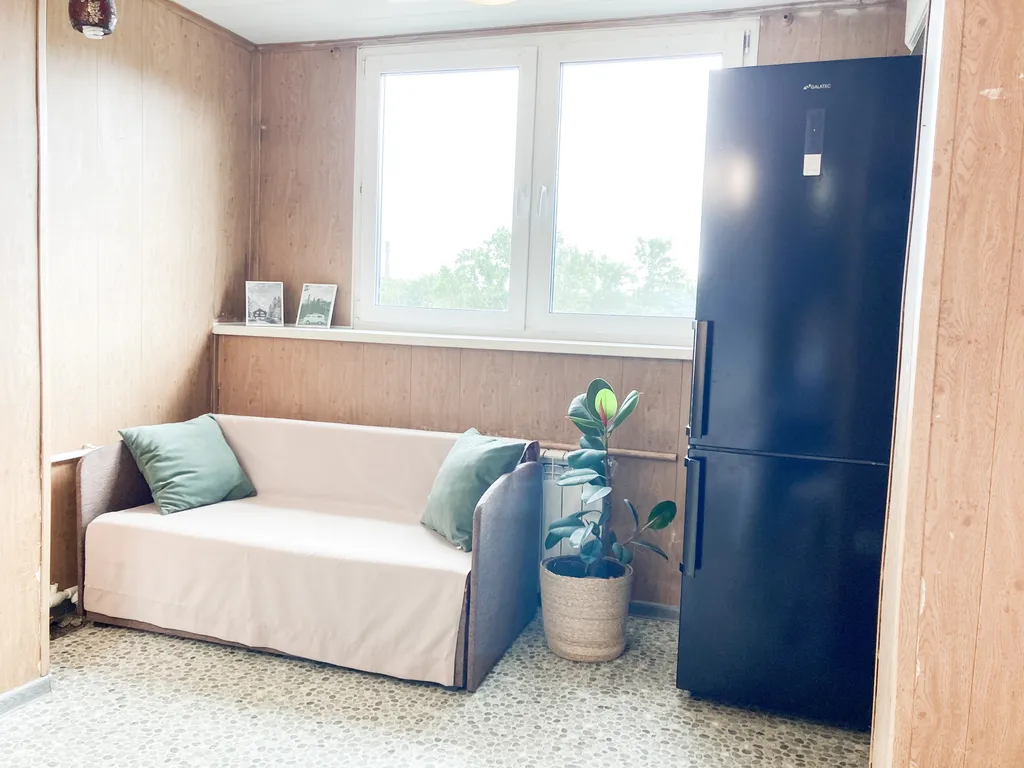 Солнечная квартира с просторной кухней