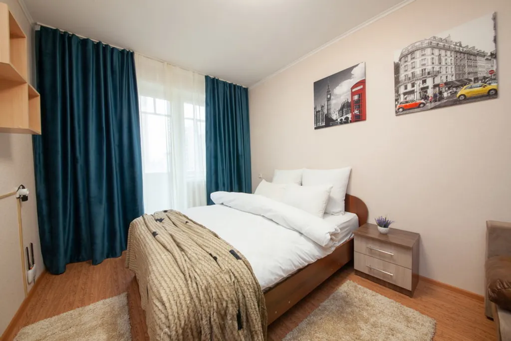 Двухкомнатная квартира, расположеная в новом центре города