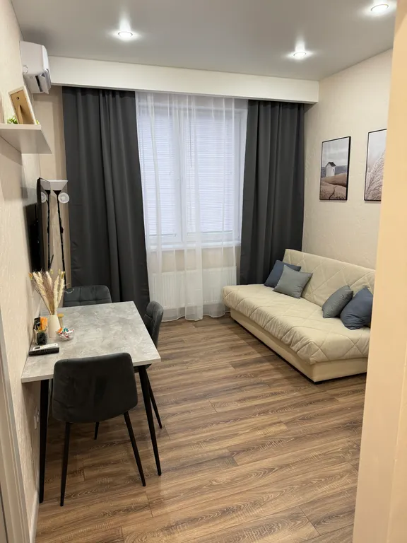 Уютная 1-комнатная квартира с кухней-гостиной