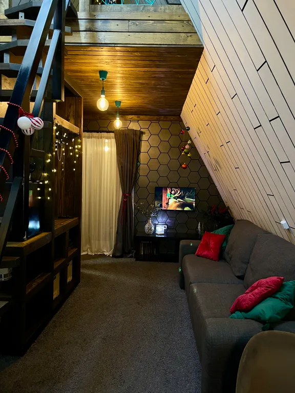 Коттедж Домик в стиле a-frame — Аша